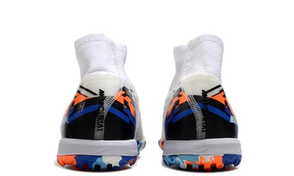 Torretin Mercurial Superfly 11 Blanco multicolor Naranja Niño