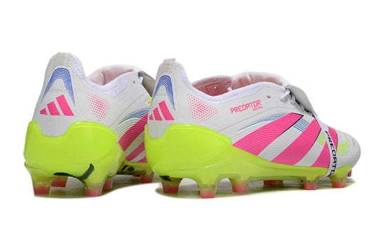 Predator Lengüeta Blanco Líneas Fucsia