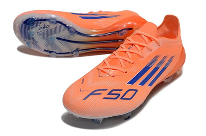 Guayos F50 Naranja Azul Cordones
