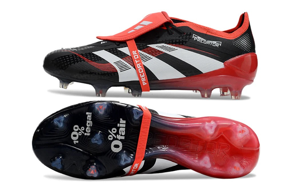 Guayos Predator Negro/Rojos