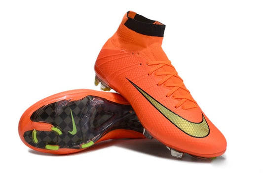 Guayos Mercurial Superfly 4 Naranja Bota