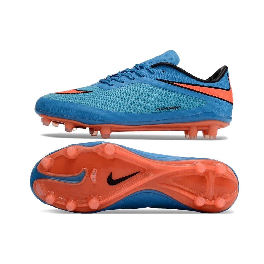 Guayos Hypervenom 1 Azul Naranja