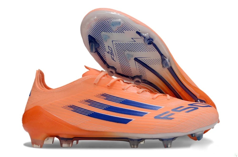 Guayos F50 Naranja Azul Cordones