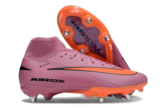 Guayos Air Zoom Purpura Naranja Tache Aluminio Bota